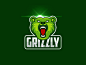 Logo design esport Grizzly