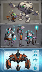 Rachet-and-Clunk-Creaturebox-06.jpg (600×1029) | Concept Art