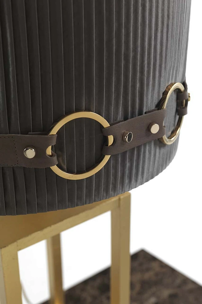 Bracciale Buddista Paloma Bijoux Con Foglia D'oro – Portafortuna Thailandese, Argento, Taglia M 67mm