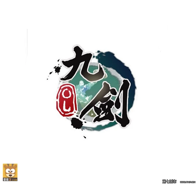 古风写实的logo欣赏-花瓣网