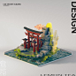 当C4D遇上古建筑，唯美古风，令人惊艳

图via.Lemon Tea ​ ​​​​