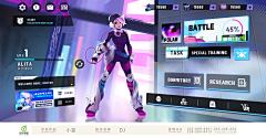 J_KAY采集到二次元朋克界面