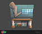 NZA Buildings, Petur Antonsson : These are some of the buildings I did for the game No Zombies Allowed, when I worked at Booyah, inc. NZA was a 2D side-scrolling Town builder, set in the aftermath of the Zombie Apocalypse.