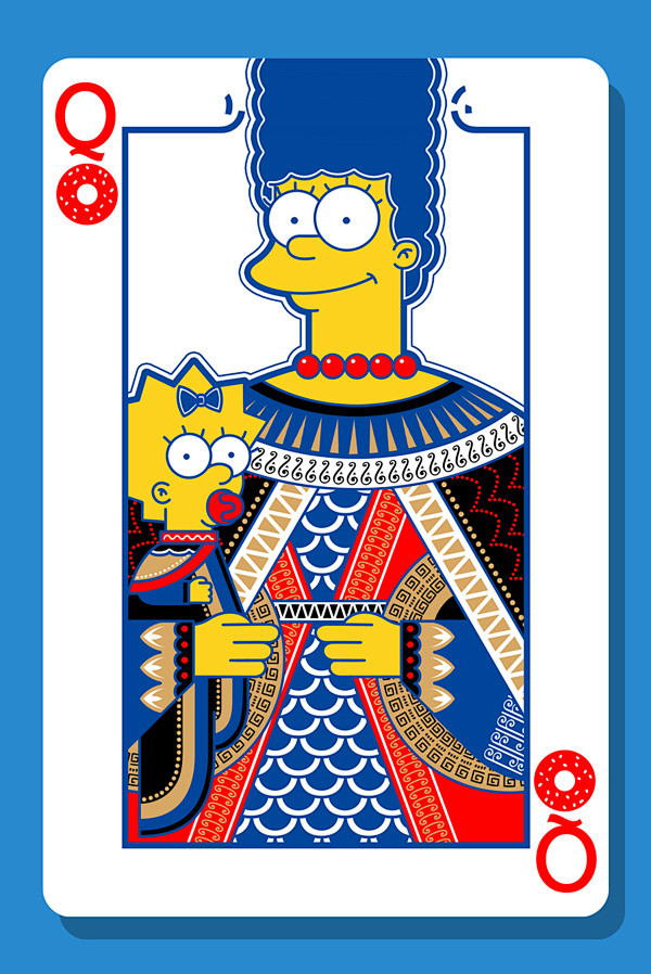 the Simpsons card fa...