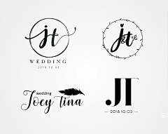 灵感挖掘机采集到婚礼logo