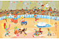 Usborne Circus Sticker Book on Behance