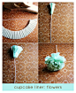 Cupcake纸的DIY创意--汇聚婚礼相关的一切