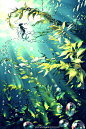 Forest of the Sea by yuumei
