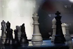 在黑白棋盘上的棋子。黑兵都是领队，要配合团队作战才能取得胜利。