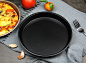 德立 不粘披萨盘 加厚6/8/9英寸深PIZZA盘 比萨烘焙烤盘 烤箱用-tmall.com天猫