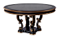 Bassett Mirror Company Hollywood Glam Palazzo Dining Table: 