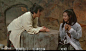 男——至尊宝：周星驰扮演
女——紫霞仙子：朱茵扮演
出自：《大话西游之月光宝盒》
这是一部被无数人奉为经典的爱情力作，里面的唐僧令人印象深刻，但最出名的要数紫霞和至尊宝的爱情，她说她的意中人会踩着五彩祥云去娶她，她说她猜得中开头却没有猜中这结尾，他说“曾经有一份真诚的爱情摆在我面前，但是我没有珍惜，等到了失去的时候才后悔莫及，尘世间最痛苦的事莫过于此。如果上天可以给我一个机会再来一次的话，我会跟那个女孩子说‘我爱你’。如果非要把这份爱加上一个期限，我希望是———一万年！” 
如果你是电影里的至尊宝，你会戴