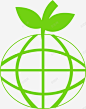 绿色低能耗地球图标 绿色环保 UI图标 设计图片 免费下载 页面网页 平面电商 创意素材