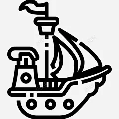 海盗船船海盗高清素材 UI 页面网页 平面电商 创意素材 png素材