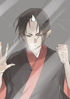 把动漫人物关进手机屏幕，好玩的插画图片,把动漫人物关进手机屏幕，好玩的插画图片