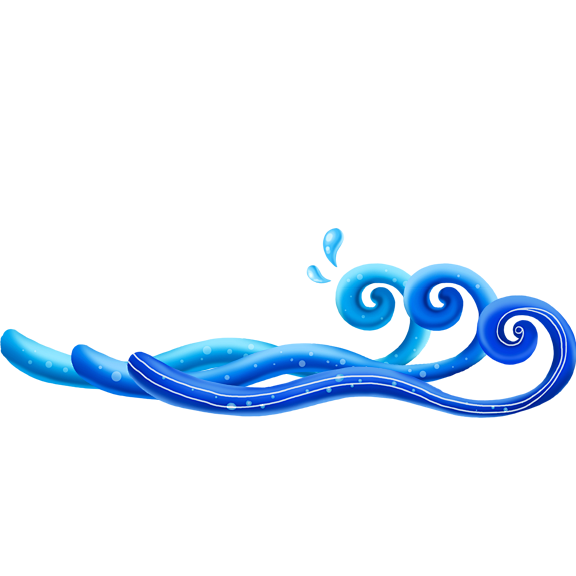 波浪 png