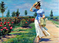 俄罗斯当代画家Vladimir Volegov油画作品