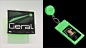 badge and flag with the brand identity