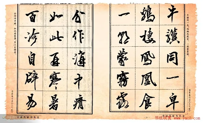 杨再春行书书法字帖欣赏《正气歌》-花瓣网