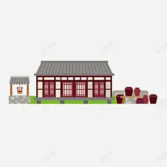 可爱木屋日式风手绘矢量图 元素 免抠png 设计图片 免费下载 页面网页 平面电商 创意素材