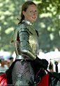 Dame Richildis of the Seattle Knights rides for the Red Faction! Ye Merrie Greenwood Faire - June 24, 2006