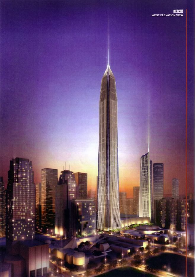 深圳平安国际金融中心660米118层307米66层在建300米级及以上高楼迷