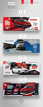 Rent A Car Cover Bundle Templates - Facebook Timeline Covers Social Media