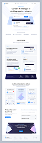 VestDesk - AI converter web app to desktop app by Azhar Dwi for Vektora on Dribbble