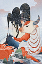 牛转乾坤-新生_其七__插画师作品_涂鸦王国gracg.com