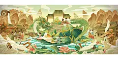 “粽享端午”——主视觉海报插画_1_柠檬味的叮当_来自小红书网页版