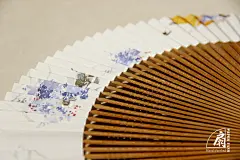 手绘水彩纸扇-日出的小太阳_水彩,涂鸦,每日一涂,手绘,练习,小清新,古风,花,植物,日绘,花卉_涂鸦王国插画