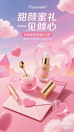 Aqua~~~采集到美妆 海报(粉 紫 炫彩)