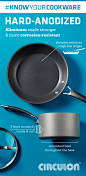 "Know Your Cookware" social media Circulon cookware : Circulon social media campaign, recipe videos, and infographics