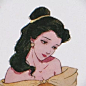 迪士尼公主系列微信唯美手绘卡通头像