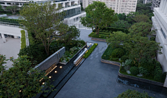 地主蓝采集到住宅大区景观