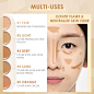 FOCALLURE #GoldenAge 5 in 1 Multi Uses Concealer Palette High Coverage Lightweight Lasting Waterproof Portable | Shopee Malaysia : Estimated delivery time for this product is 7-9 days

Focallure #GoldenAge 5-in-1 Multi-Purpose Concealer Palette,Meet all y