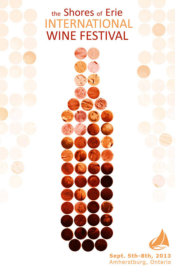 葡萄酒海报Behance