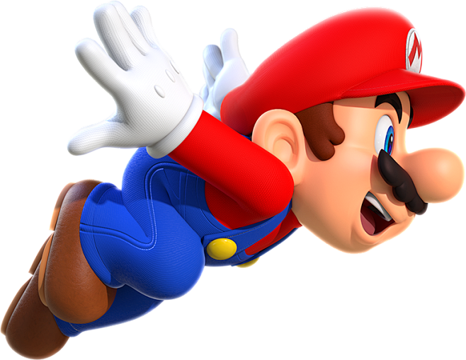 SUPER MARIO RUN : 片手...