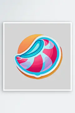 海螺贴图插画中的海洋宝藏探索-众图网