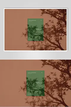 手拿手持文艺风名片卡片样机