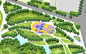 城市带状绿地公园景观设计总平面图PSD下载_PSD彩平_ZOSCAPE-园林景观设计意向图库|园林景观学习网 - 手机版 -