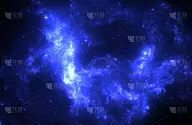 有恒星的深空星云。
