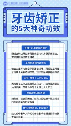 口腔牙齿宣传海报-源文件
