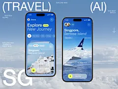 AI Travel App design UIUX by Jay Ji on Dribbble