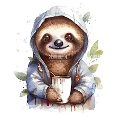 手绘卡通图案  - 源文件下载【酷图网】手绘,卡通,小熊猫,图案,印花,文化衫,背景