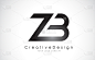 创造力,品牌名称,英文字母Z,图标,极简构图,英文字母B,形状,黑色,设计