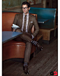 The GQ Guide to Suits: Style: GQ    I like that brown and blue