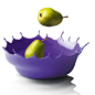 丹麦MENU原装进口 多彩浪花造型 创意水果碗水果盘果篮 色彩生活 原创 设计 新款 2013 正品 代购  北欧丹麦