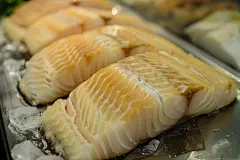 海产品食材鳕鱼菜品