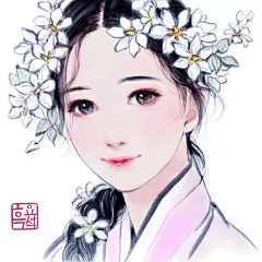 罕见，韩国传统画风！ : 韩服插画